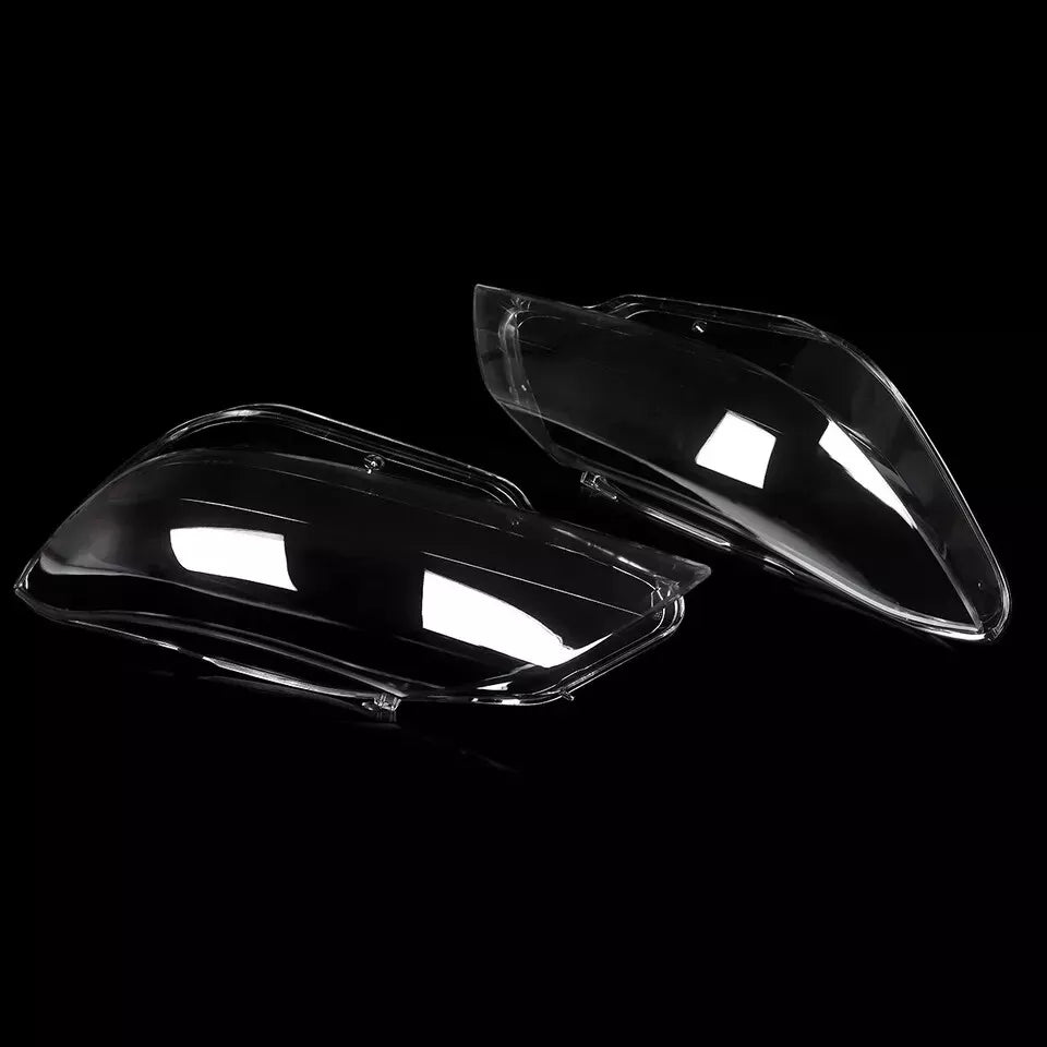 PAIR LEFT RIGHT FRONT HEADLIGHT LENS HEADLAMP COVER SHELL FOR BMW E89 Z4 09-2016