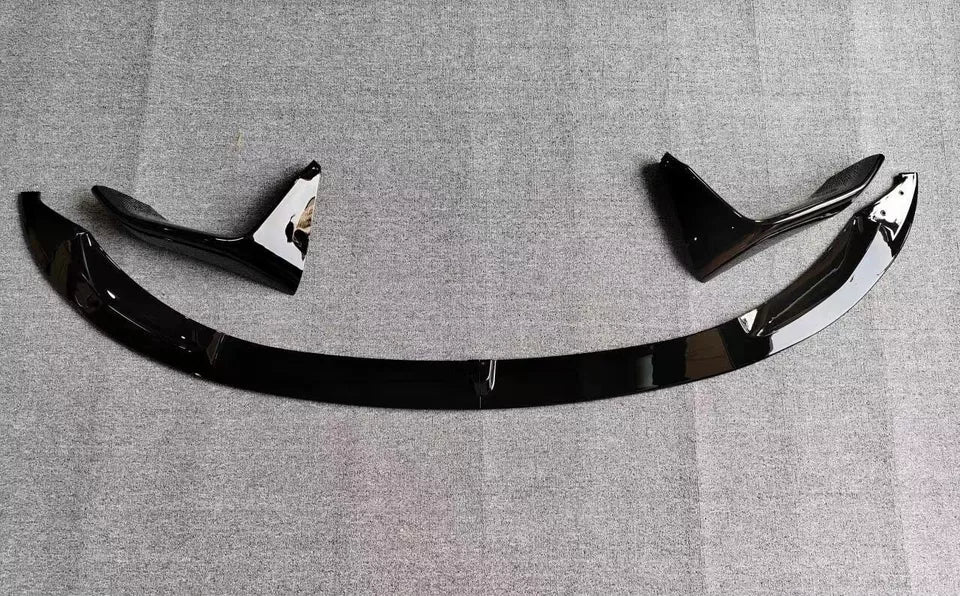 FOR BMW M3 M4 F80 F82 F83 MP STYLE FRONT SPLITTER LIP SPOILER GLOSS BLACK 14-19
