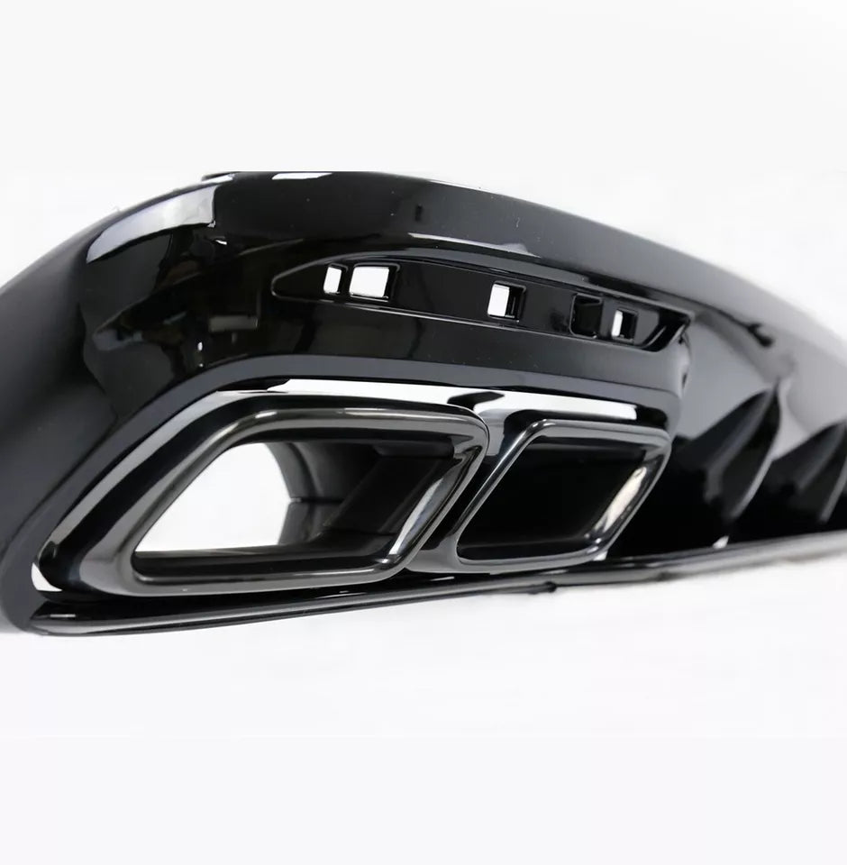 FOR MERCEDES S CLASS COUPE C217 CABRIOLET A217 S65 STYLE AMG REAR DIFFUSER 14-20