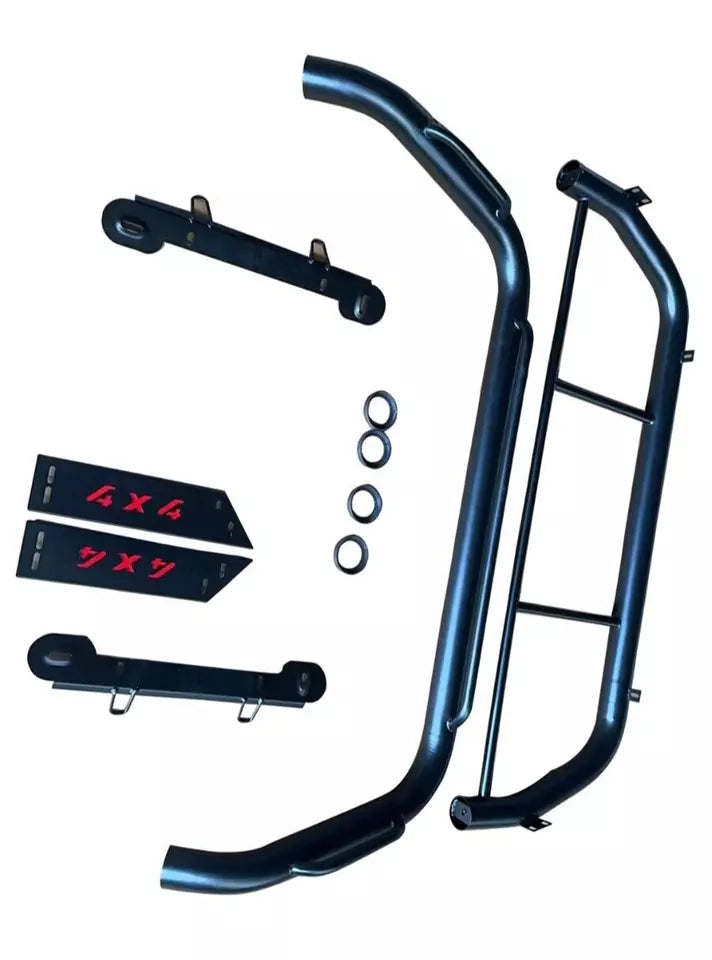 BLACK TEXTURED IRON ROLL BAR FOR FORD RANGER T6 T7 T8 PICKUP DOUBLE CAB 11-21