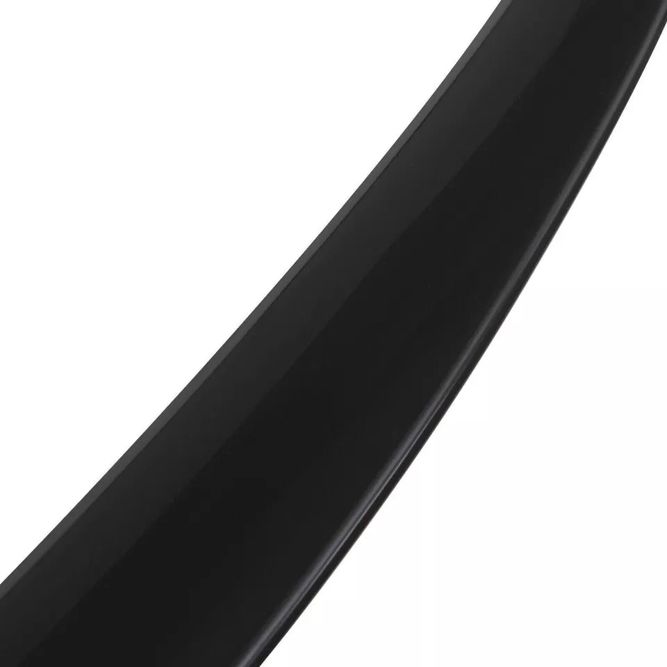 REAR TRUNK BOOT SPOILER LIP FOR MERCEDES BENZ W205 C CLASS ABS GLOSS BLACK