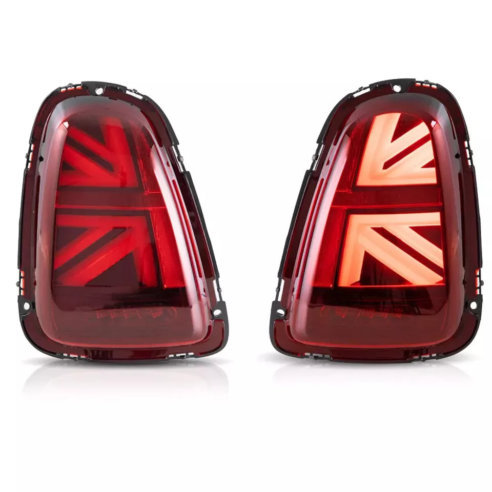 Pair LED Rear Lights For Mini R56 R57 R58 R59 Cooper S Tail Brake Lamp 2007–2013