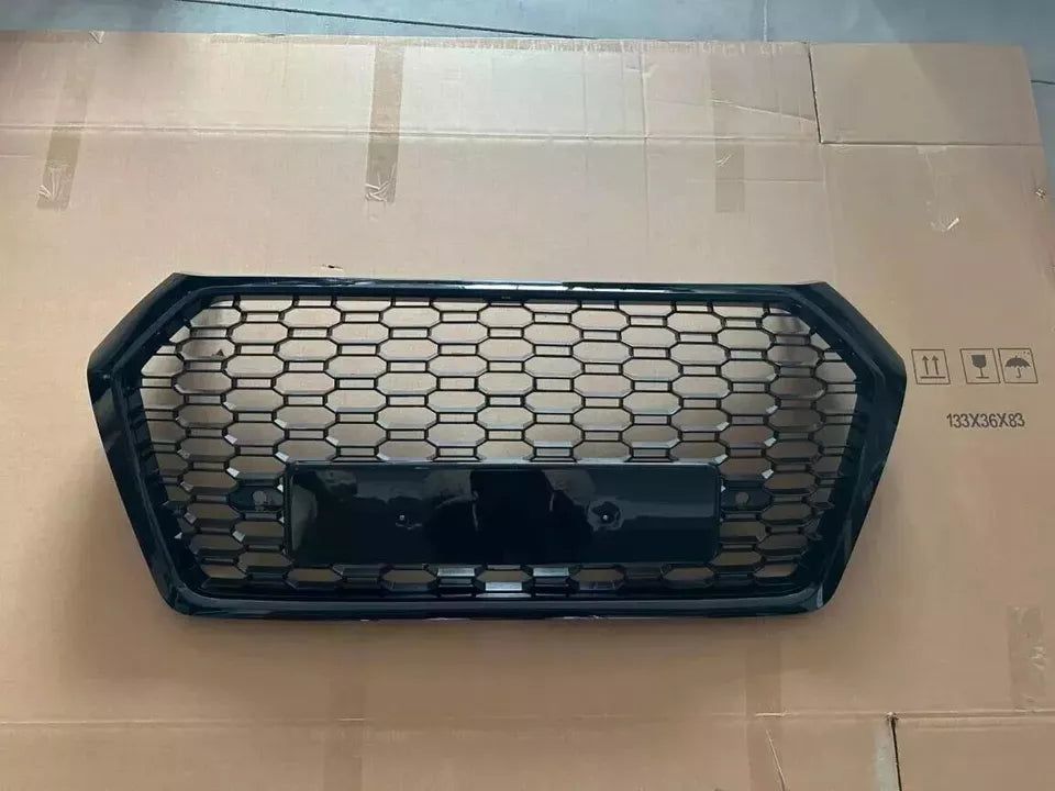 FOR AUDI Q5 80A FY 2017-2020 FRONT BUMPER HONEYCOMB GLOSS GRILL GRILLE RS STYLE