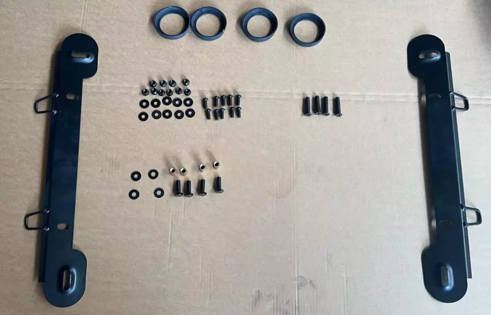 BLACK TEXTURED IRON ROLL BAR FOR FORD RANGER T6 T7 T8 PICKUP DOUBLE CAB 11-21