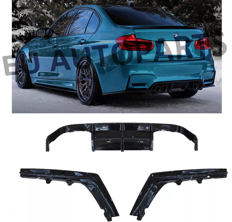 FOR BMW 3 SERIES F80 M3 BODYKIT BODY KIT SPLITTER FRONT LIP REAR DIFFUSER GLOSS