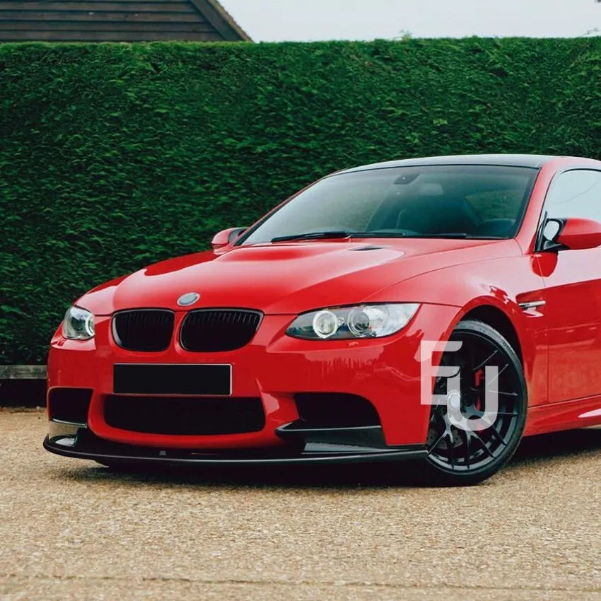 FOR BMW 3 SERIES E90 E91 E92 E93 M3 FRONT SPLITTER SPOILER LIP GLOSS BLACK 07-13