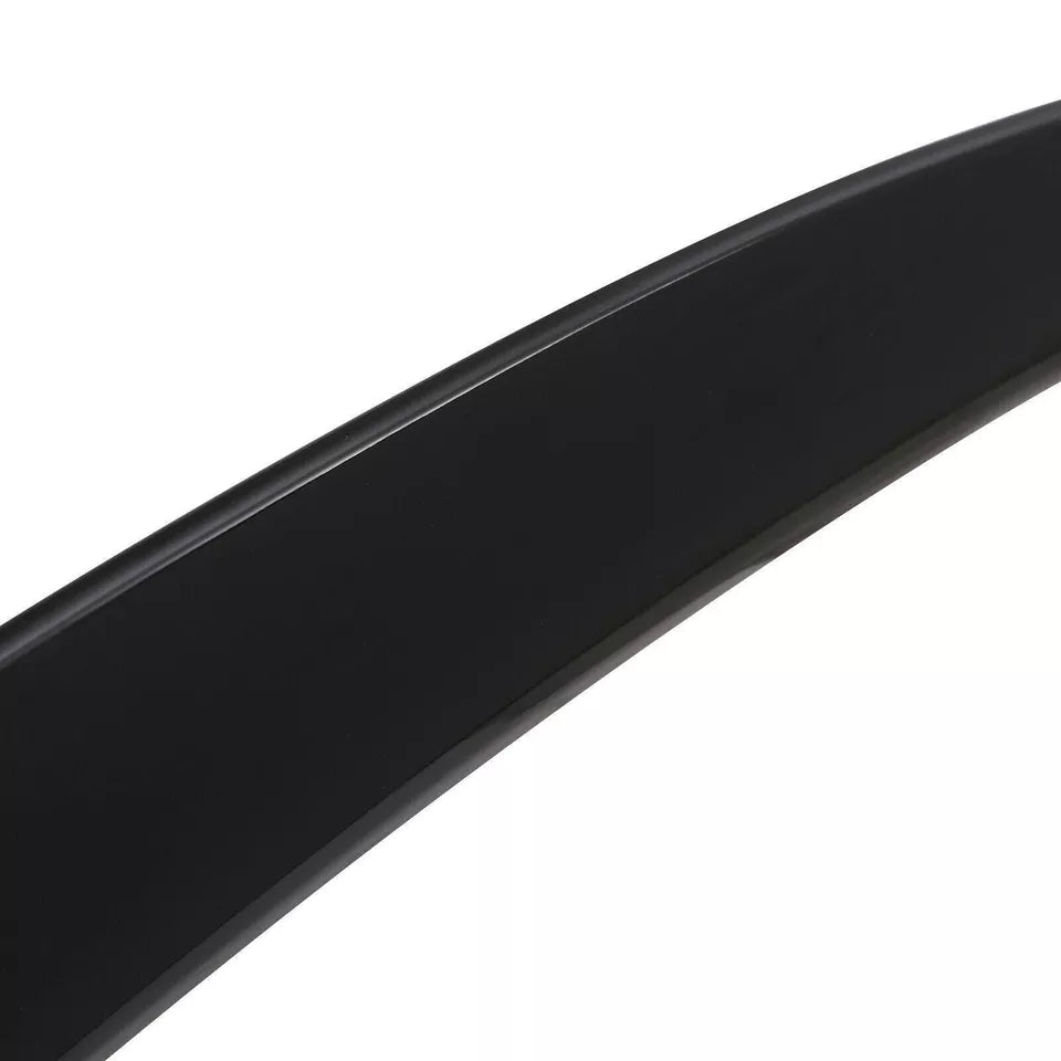 REAR TRUNK BOOT SPOILER LIP FOR MERCEDES BENZ W205 C CLASS ABS GLOSS BLACK