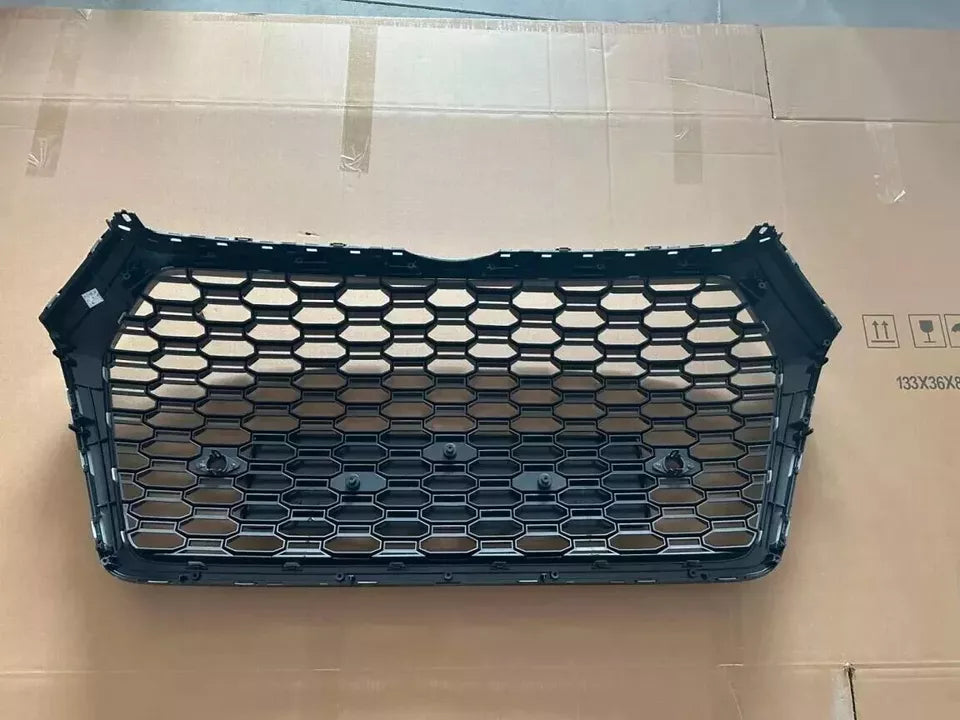 FOR AUDI Q5 80A FY 2017-2020 FRONT BUMPER HONEYCOMB GLOSS GRILL GRILLE RS STYLE