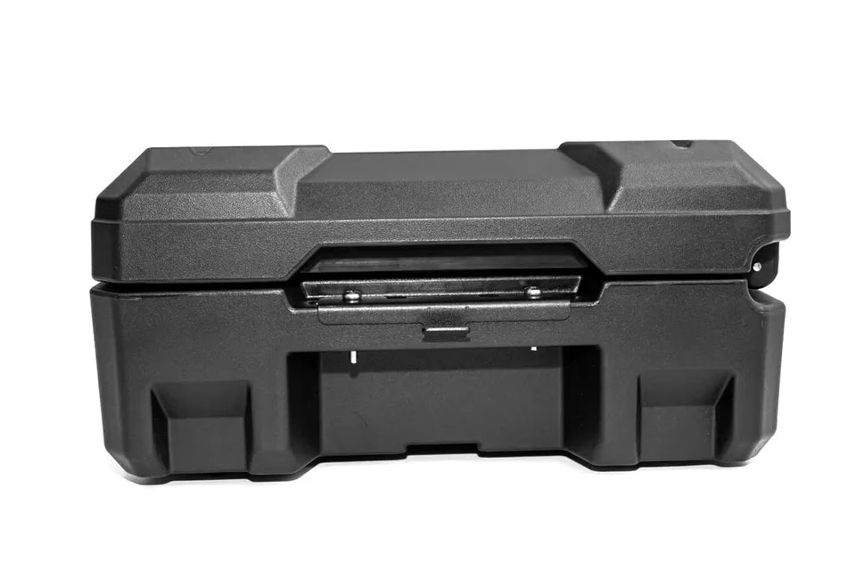 70 LITRE UNIVERSAL TOOL STORAGE CARGO BOX WITH BRAKETS ROOF RAILS RACK 130 CM