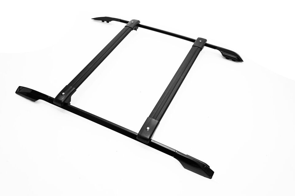 FOR TOYOTA RAV4 2006-2012 ALUMINIUM BLACK ANTI THEFT ROOF RAILS CROSS BARS RACK