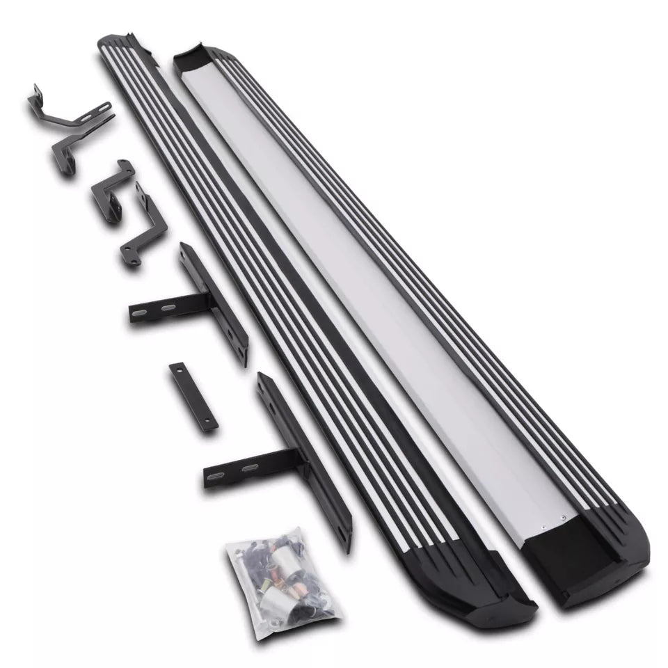 OE STYLE ALUMINIUM RUNNING BOARD SIDE STEPS FOR VW TOUAREG MK2 7P 2010-2018