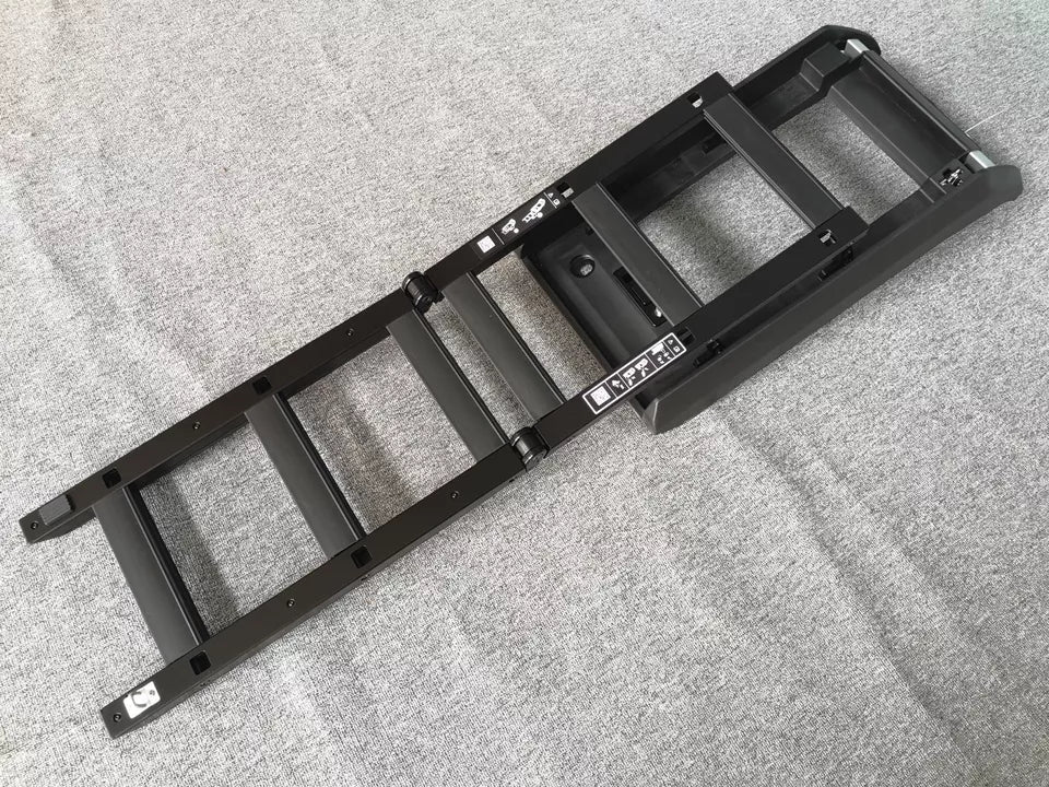 FOR LAND ROVER FREELANDER 2 L359 BLACK SIDE DEPLOYABLE FOLDING ROOF LADDER