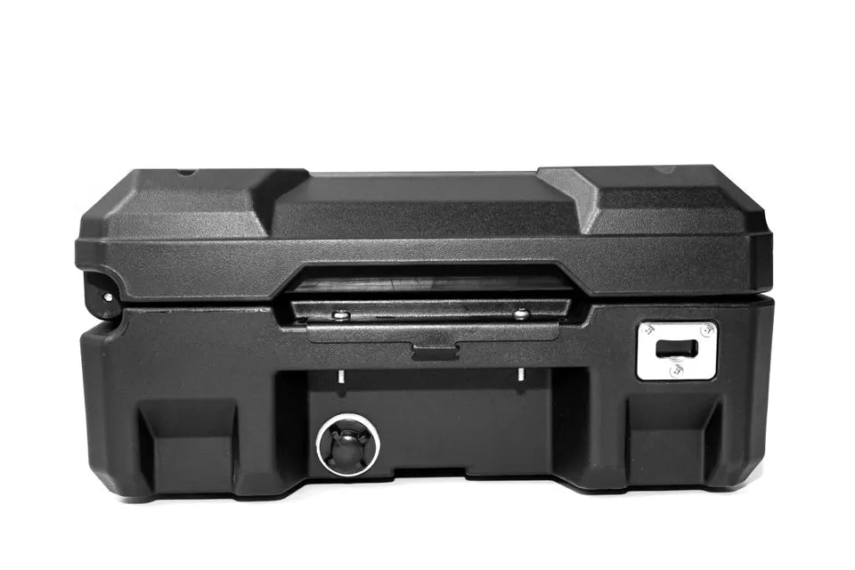 70 LITRE UNIVERSAL TOOL STORAGE CARGO BOX WITH BRAKETS ROOF RAILS RACK 130 CM