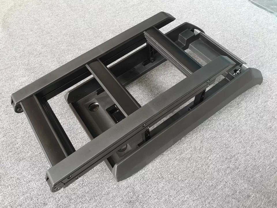 FOR LAND ROVER FREELANDER 2 L359 BLACK SIDE DEPLOYABLE FOLDING ROOF LADDER