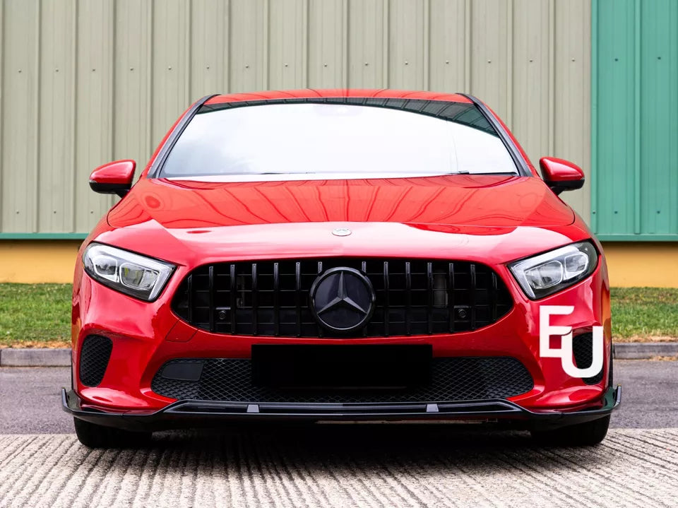 FOR MERCEDES A CLASS SE A180 A200 W177 V177 B STYLE FRONT SPLITTER SPOILER LIP