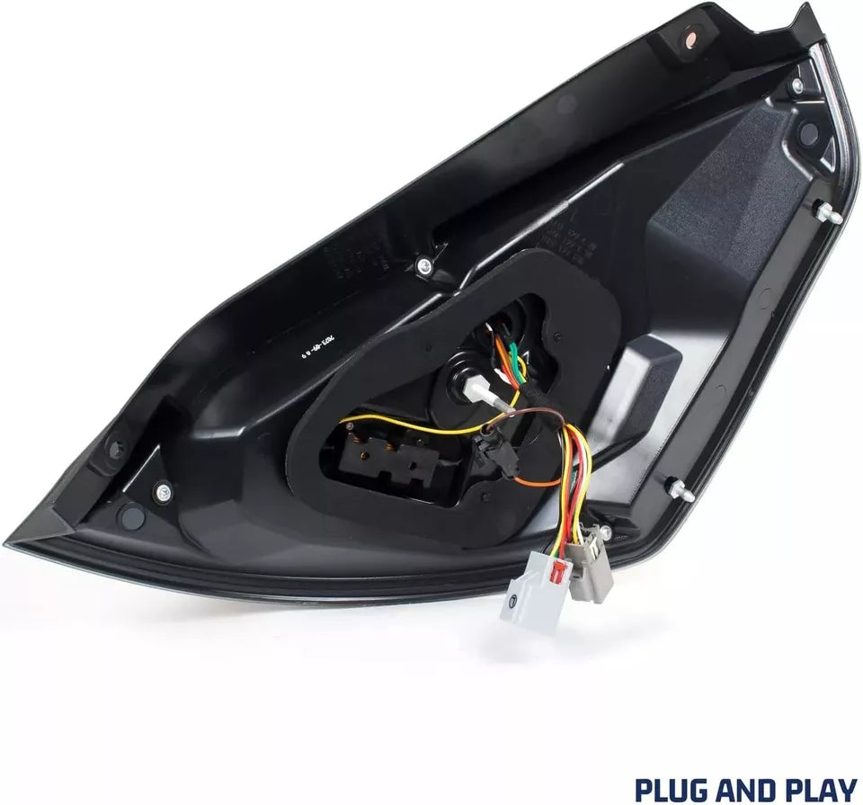 PAIR SMOKED LED TAIL LIGHTS FOR FORD FIESTA HATCHBACK SE ST W/DYNAMIC 2008-2019