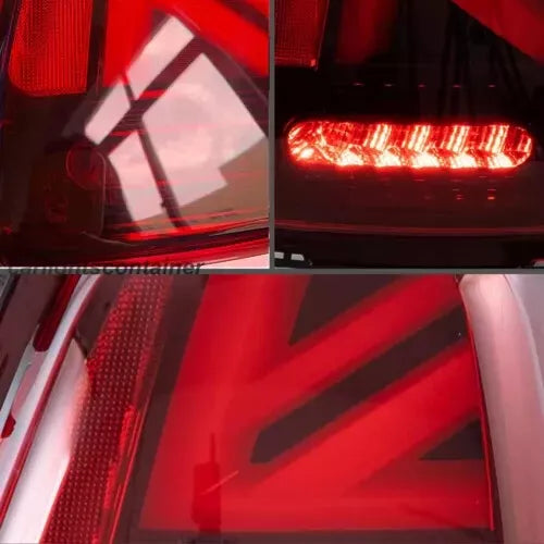 Pair LED Rear Lights For Mini R56 R57 R58 R59 Cooper S Tail Brake Lamp 2007–2013
