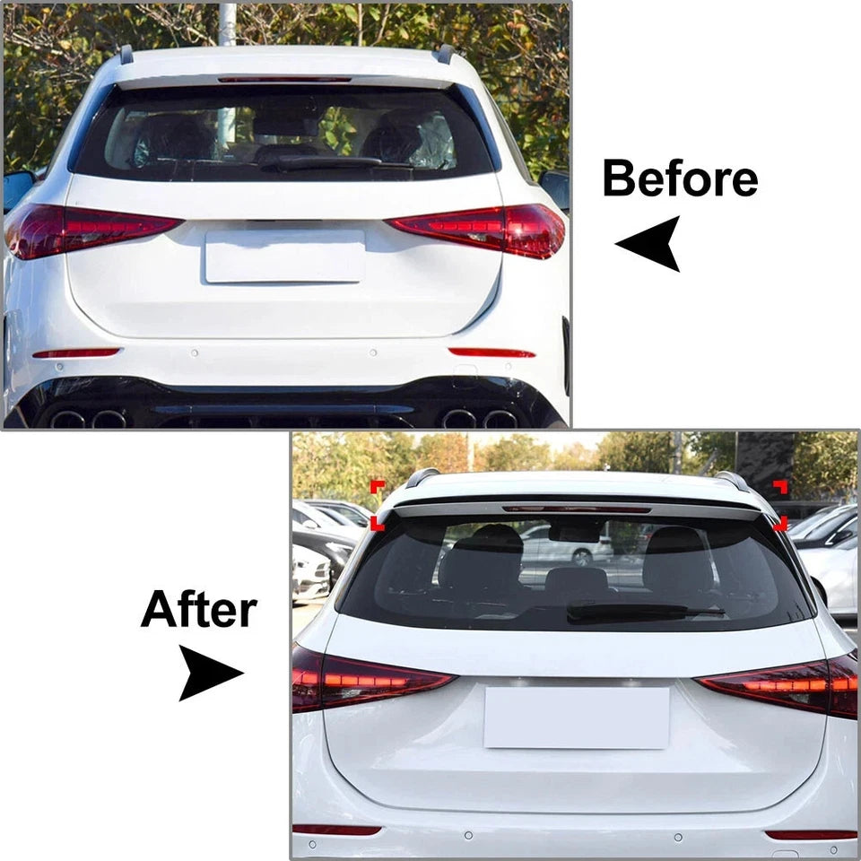 FOR MERCEDES BENZ C CLASS S206 ESTATE WAGON REAR ROOF SPOILER WING 2022-2024