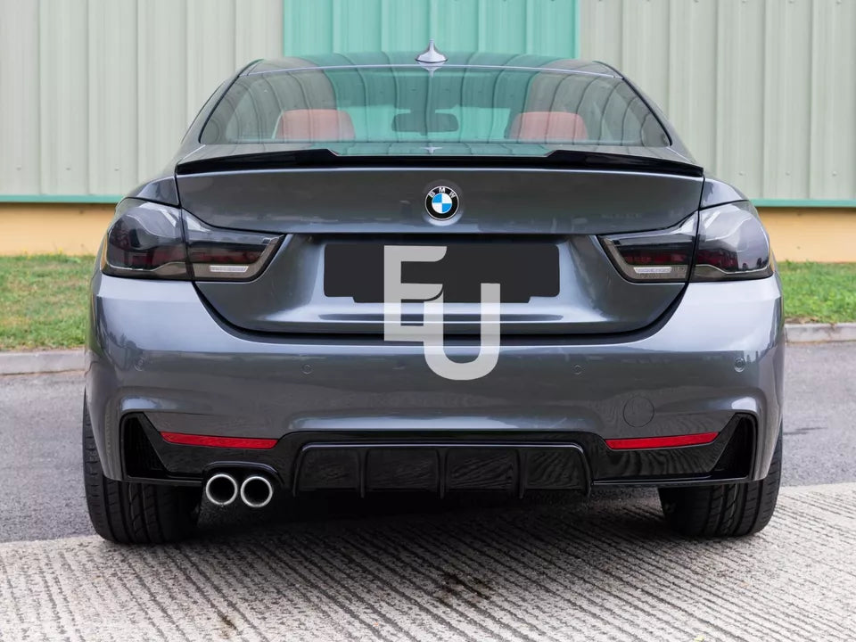VLAND OLED Tail Light Pair For 2014-2020 BMW 4 Series M4 F82 F83 F32 F36 Coupe/Convertible - Sequential LED, Black Housing