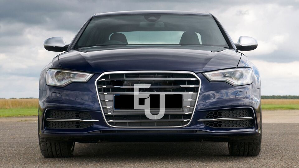 PAIR HEADLIGHT LENS COVER HEADLAMP SHELL LAMP SHADE FOR AUDI A6 C7 2011-2014