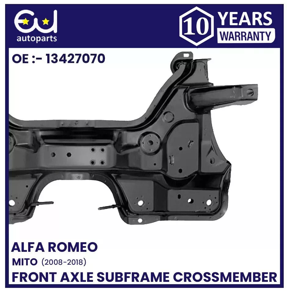 FRONT SUBFRAME CROSSMEMBER ENGINE CARRIER FOR ALFA ROMEO MITO 08-18 WITH BOLTS