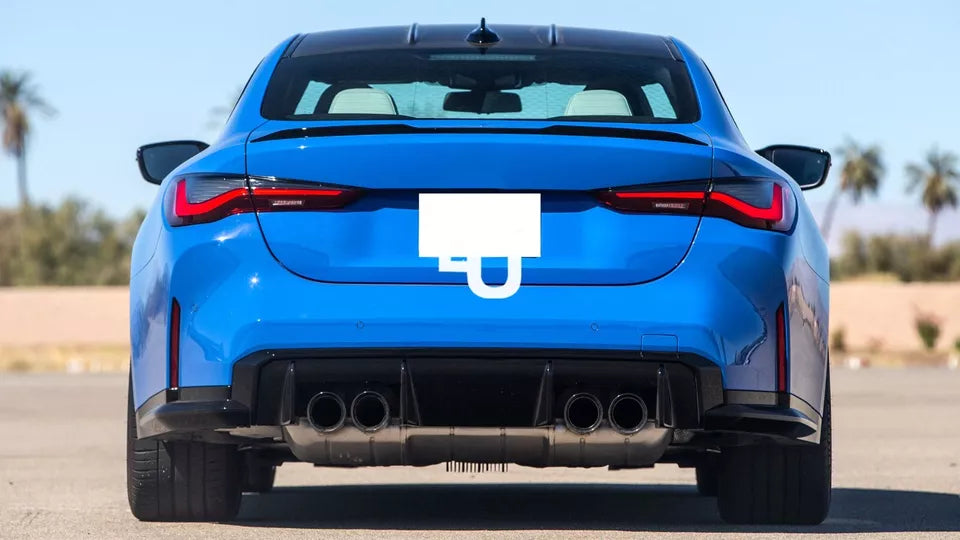 Carbon Look Rear Boot Trunk Spoiler Lip For BMW 4 Series G22 G82 2020+ M4 Style