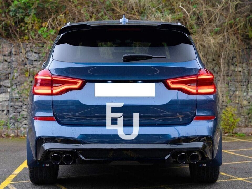 FOR BMW X3 G01 X3M  REAR BOOT ROOF SPOILER GLOSS BLACK 2017 ONWARDS