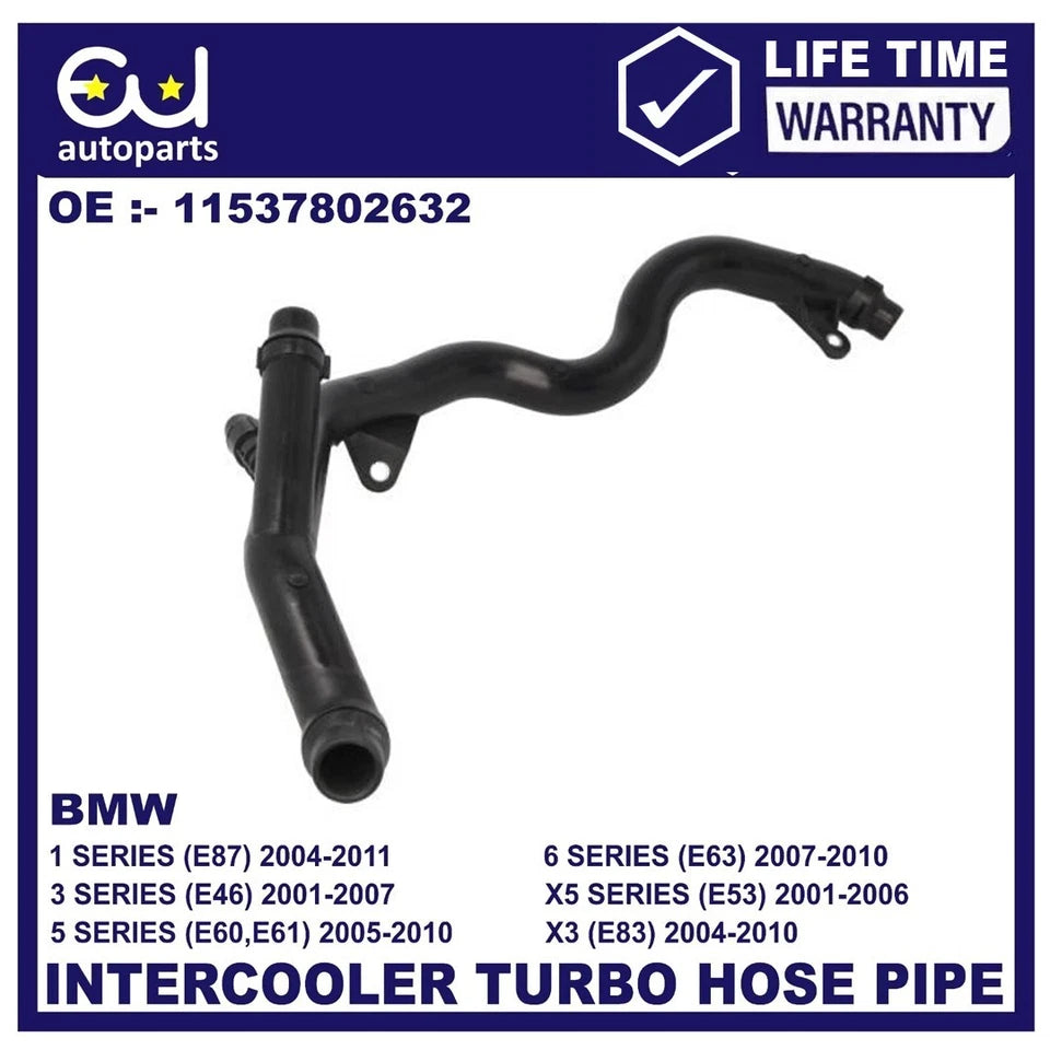 INTERCOOLER TURBO HOSE PIPE FOR BMW 1 3 5 SERIES E87 E46 E90 E91 E60 E61 X3 E83