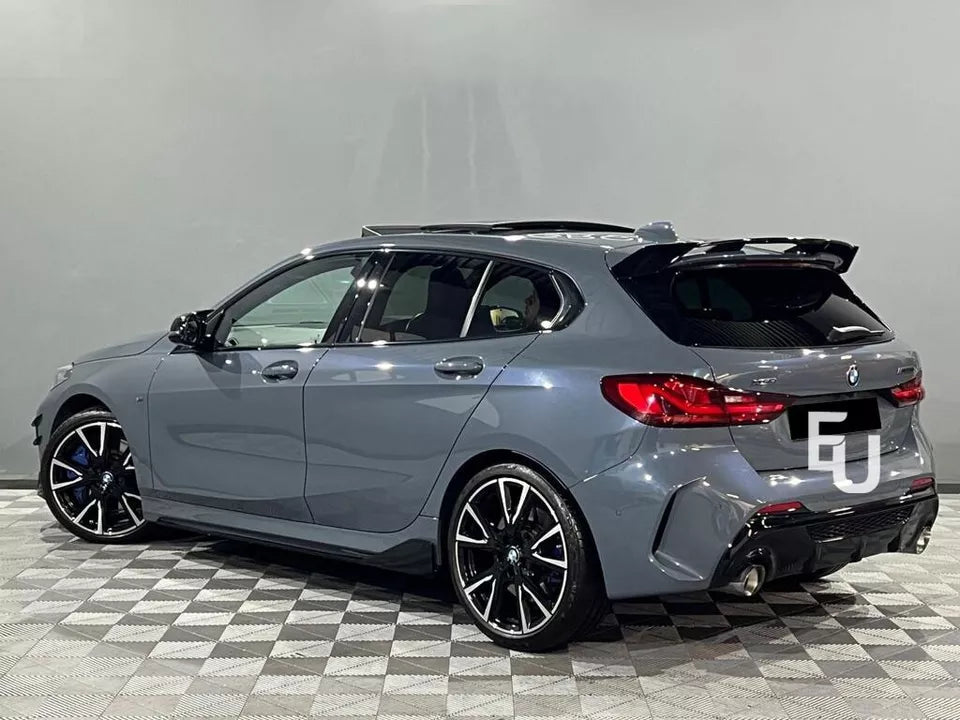 FOR BMW 1 SERIES F40 REAR DIFFUSER TWIN SINGLE EXHAUST 135I GLOSS BLACK 2019+
