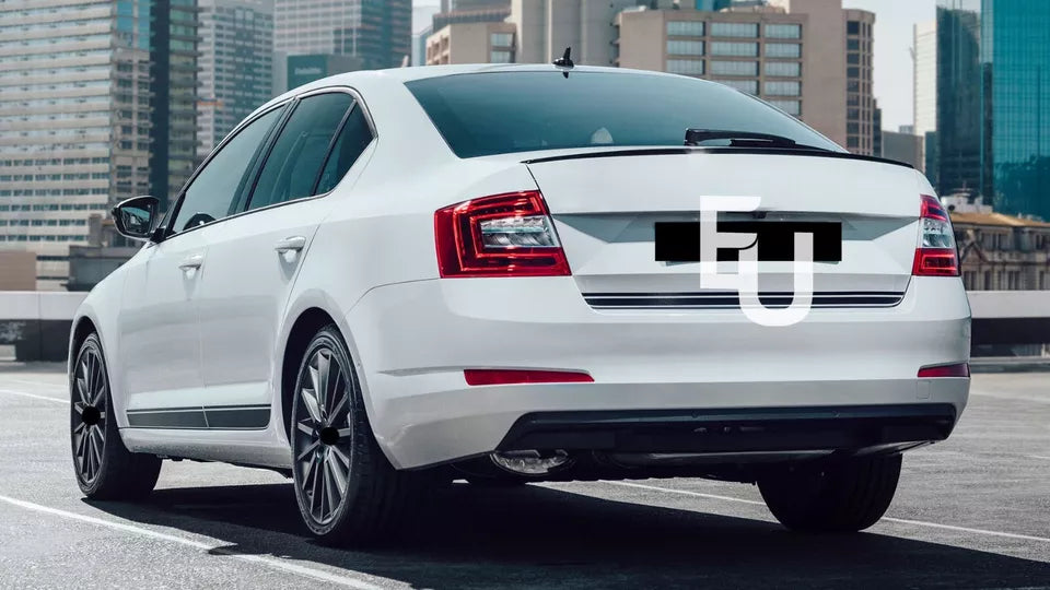FOR SKODA OCTAVIA III MK3 5E RS STYLE GLOSS REAR TRUNK BOOT SPOILER LIP WING