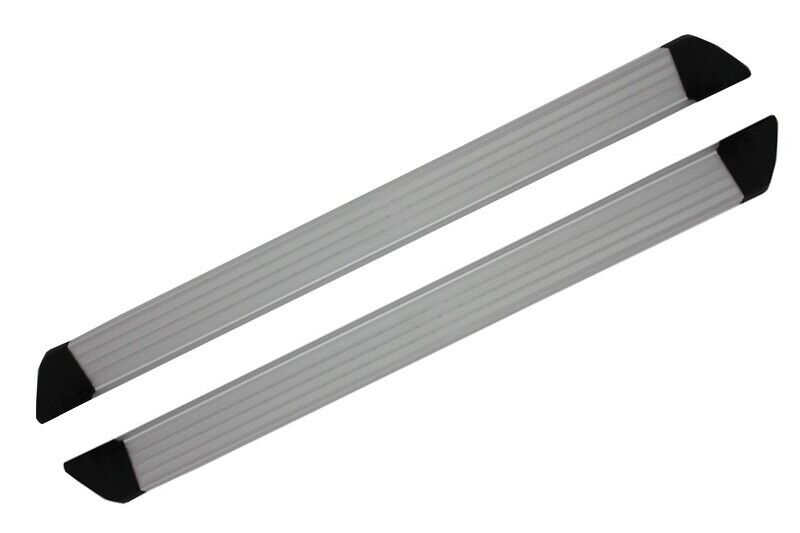 RUNNING BOARDS SIDE STEPS FOR NISSAN QASHQAI QASHQAI+2 J10 07-14 SILVER STYLISH