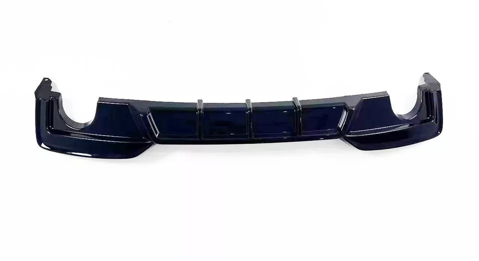 FOR BMW F06 F12 F13 M-SPORT REAR BUMPER DIFFUSER LIP SPOILER GLOSS BLK 2012-2018