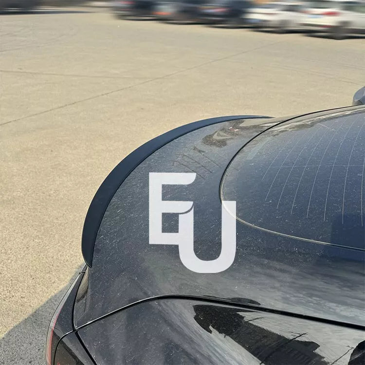 FOR TESLA MODEL 3 5Y REAR BOOT TRUNK SPOILER LIP WING GLOSS BLACK 100% OEM STYLE
