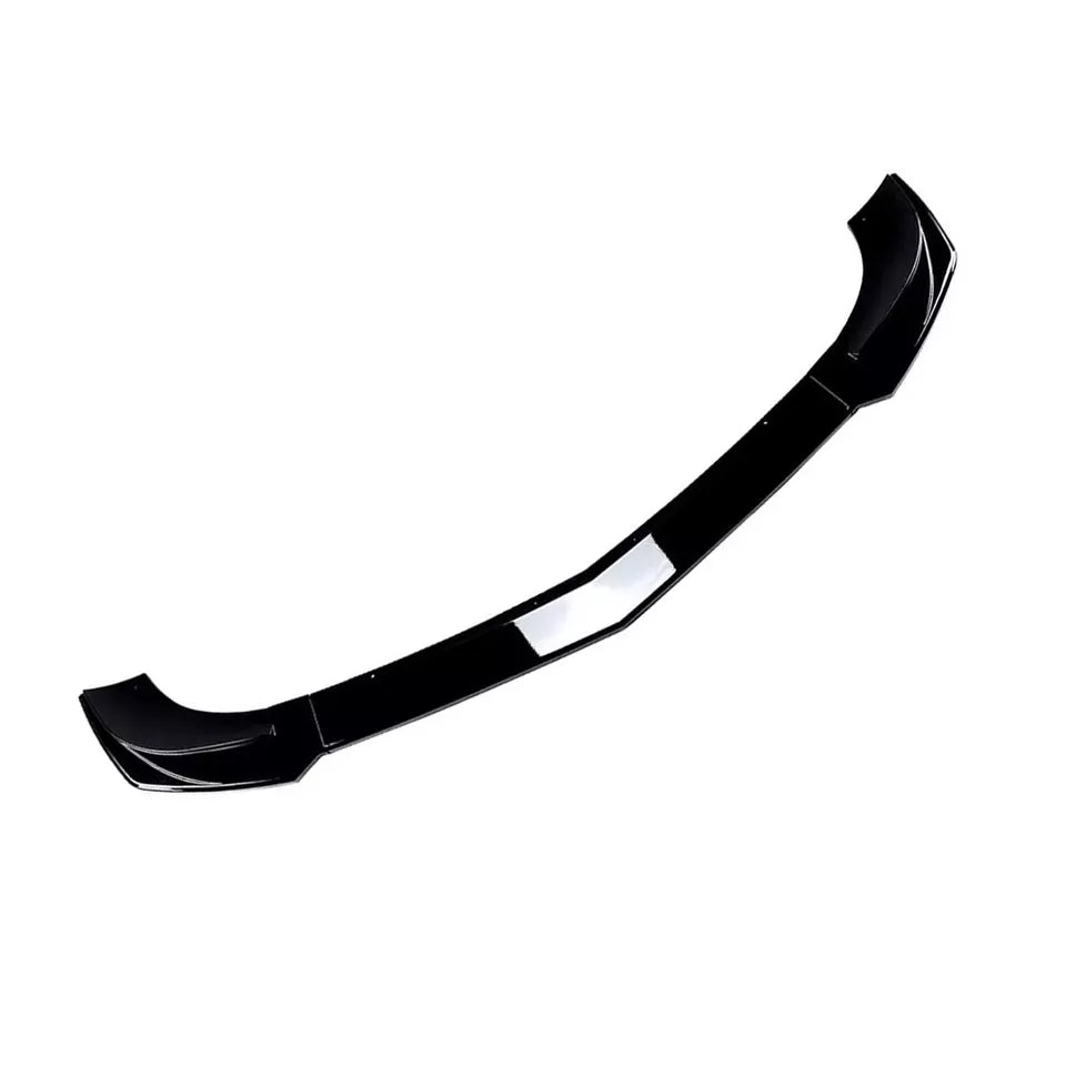 FOR MERCEDES C CLASS W204 AMG LINE FRONT BUMPER SPLITTER LIP GLOSS BLACK 2011-14