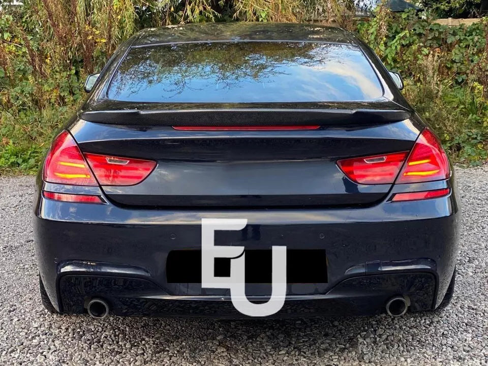 FOR BMW 6 SERIES M6 F13 GLOSS BLACK REAR HIGH KICK DUCKTAIL PSM SPOILER BOOT