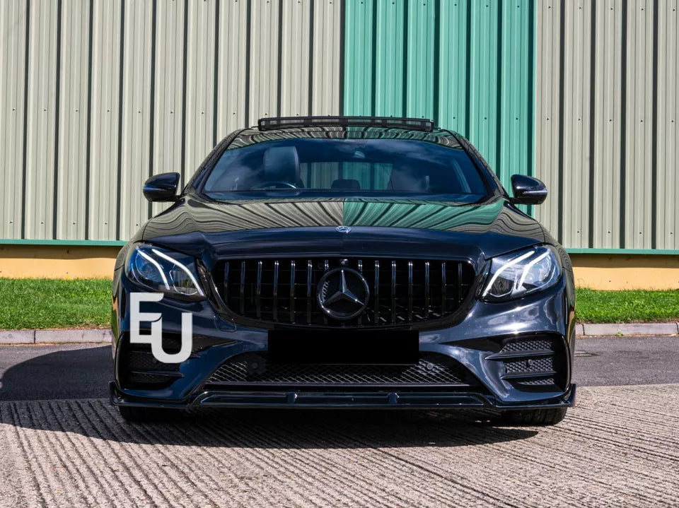 FOR MERCEDES E CLASS W213 A238 C238 AMG SPORTS E63 LOOK FRONT SPLITTER LIP 16-18