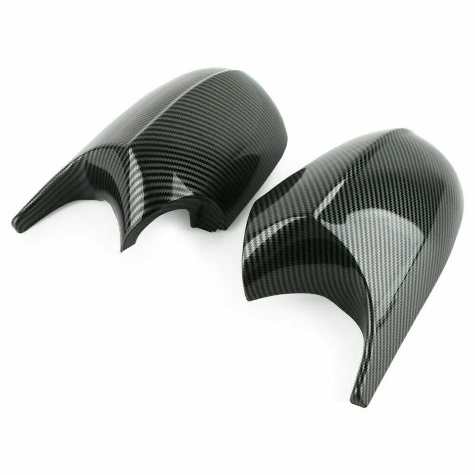 FOR BMW 1 3 SERIES E81 E82 E87 E90 E91 E92 E93 MIRROR COVER CAP FACELIFT CARBON