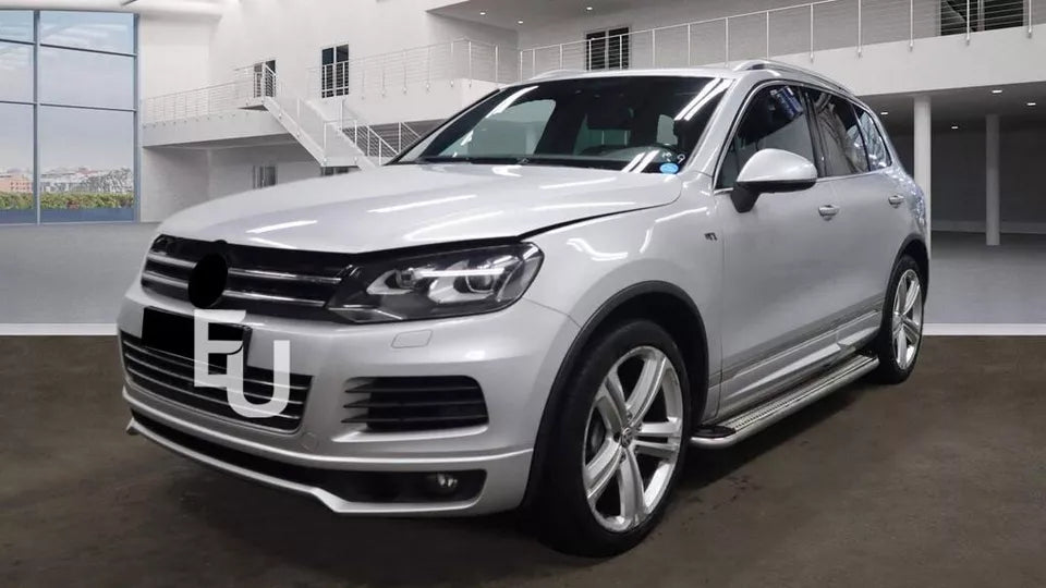 OE STYLE ALUMINIUM RUNNING BOARD SIDE STEPS FOR VW TOUAREG MK2 7P 2010-2018