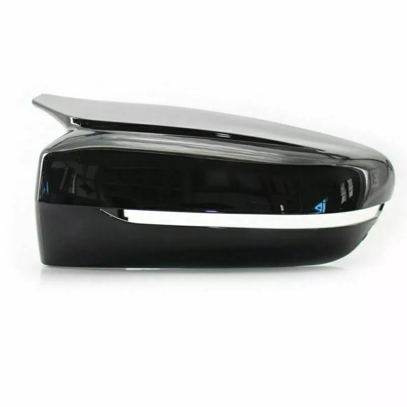 FOR BMW G20 G30 17-20 M STYLE GLOSS BLACK SIDE WING MIRROR CAP REPLACEMENT COVER