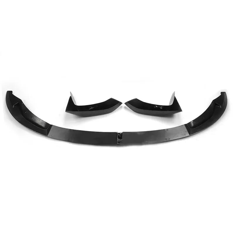 FOR BMW M3 M4 F80 F82 F83 MP STYLE FRONT BUMPER SPLITTER LIP CARBON LOOK 14-19