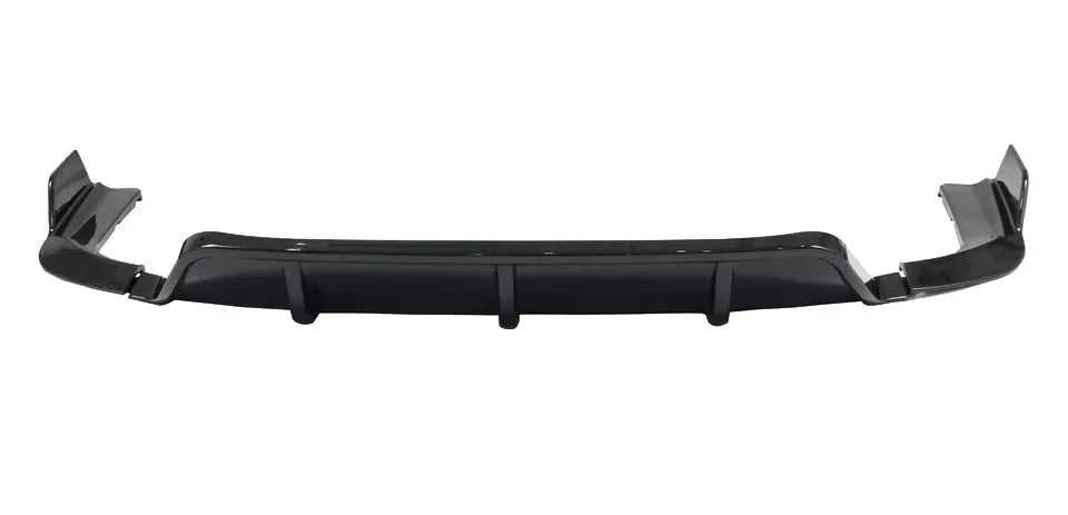 FOR BMW X6 F16 TRANSFORM AERO KIT REAR DIFFUSER LIP SPLITTER VALANCE GLOSS BLACK