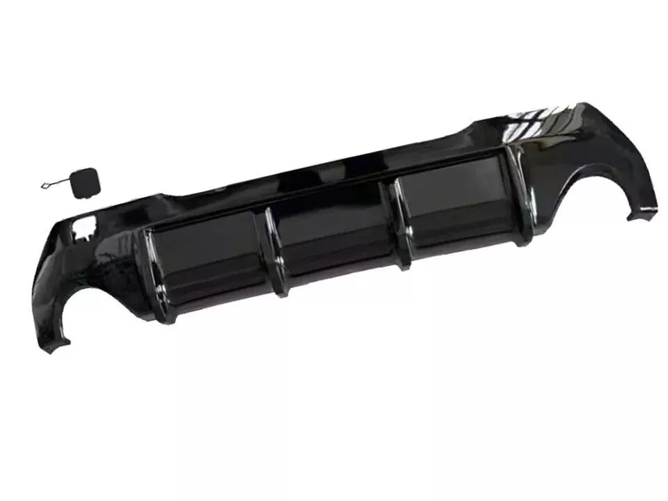 REAR DIFFUSER FOR BMW 1 SERIES F40 M SPORT DAUL EXHAUST 135I GLOSS BLACK 2019+