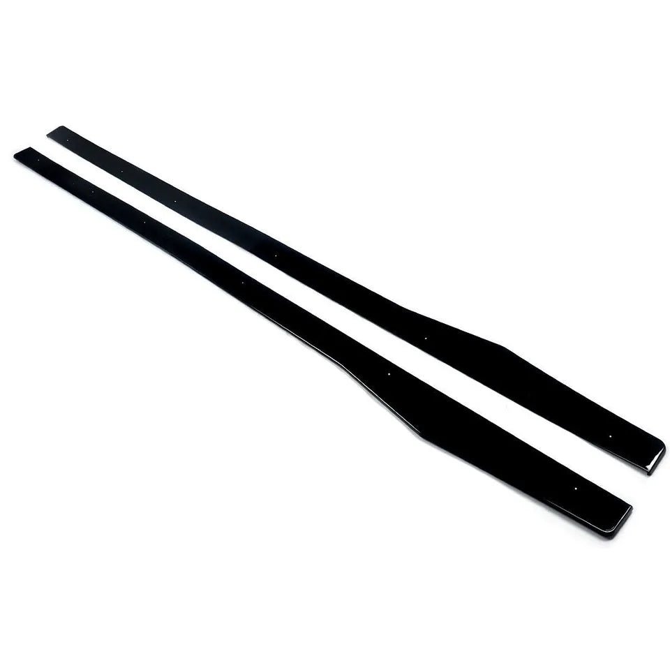 FOR MERCEDES C CLASS W205 C205 A205 W204 C204 SIDE SKIRT EXTENTION GLOSS 2015+