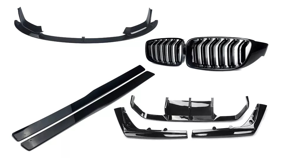 FOR BMW F82 M4 MP BODYKIT BODY KIT FRONT SPLITTER LIP REAR DIFFUSER GRILLE GRILL