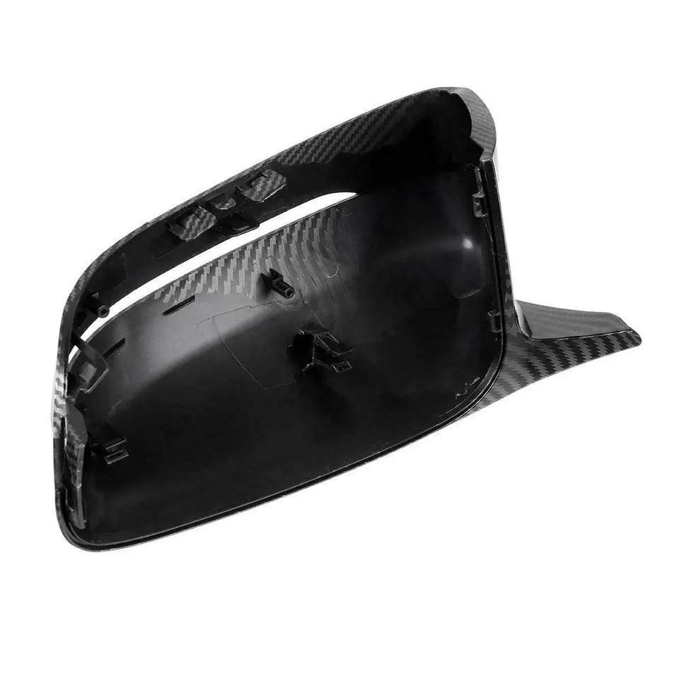 FOR BMW 3 5 SERIES G20 G30 CARBON LOOK WING MIRROR COVER REPLACEMENT M STYLE RHD