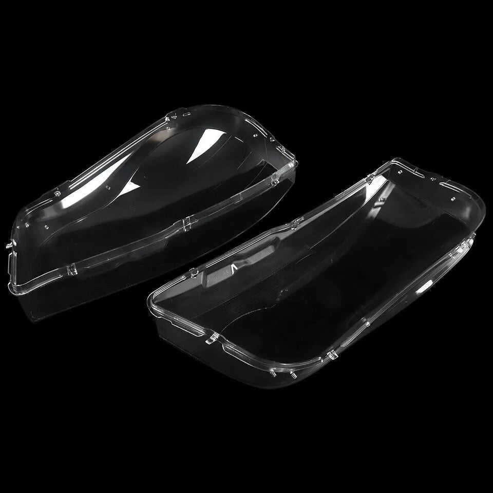 FOR VOLVO XC90 MK1 FRONT HEADLIGHT LAMP LENS COVER LEFT RIGHT SIDE PAIR 04-2013
