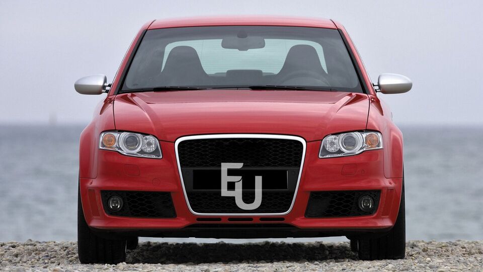L+R HEADLIGHT LENS COVER HEADLAMP SHELL LAMP SHADE FOR AUDI A4 B7 S4 2005-2008