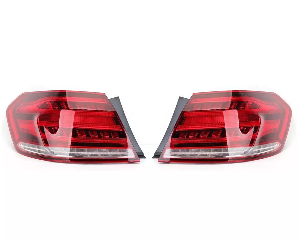 Set Outer Rear Tail Light Back Side Brake Lamp For Mercedes E-Class W212 2013-16