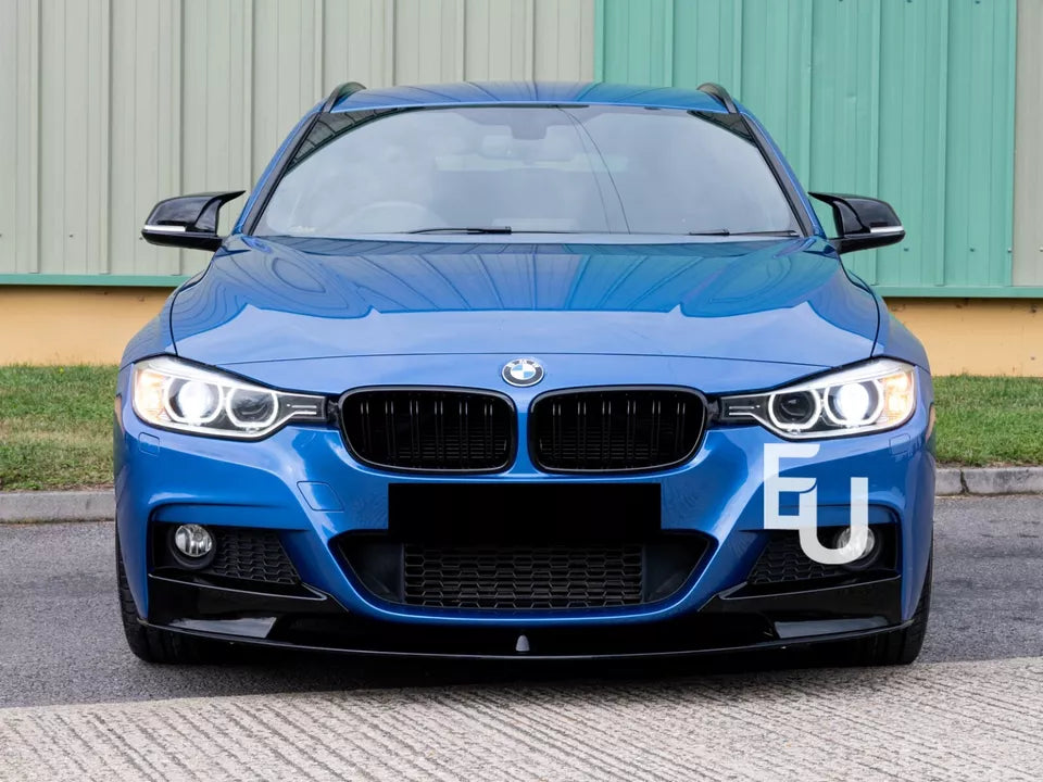 FOR BMW F30 F31 3 SERIES M STYLE FRONT SPLITTER LIP MIRROR COVER GRILLE BODYKIT