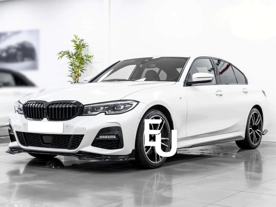 FOR BMW 3 SERIES G20 M SPORT BODYKIT FRONT SPLITTER REAR DIFFUSER W/ LIGHT 18-21